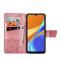 Xiaomi Redmi 9C Fodral Butterfly Rosa