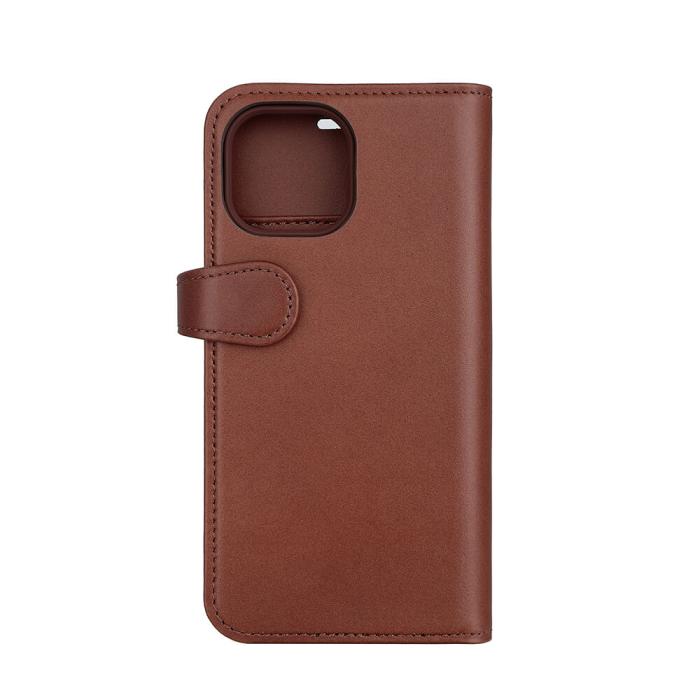 Bild 3, Buffalo iPhone 15 Fodral 2in1 Äkta Läder Brun