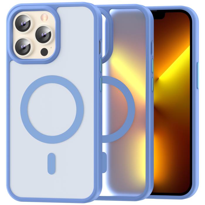 Bild 1, ColorPop iPhone 13 Pro Max Skal CH MagSafe Ljus LilaBlå