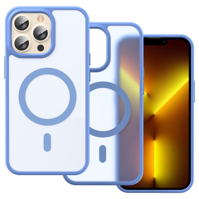 Bild 2, ColorPop iPhone 13 Pro Max Skal CH MagSafe Ljus LilaBlå