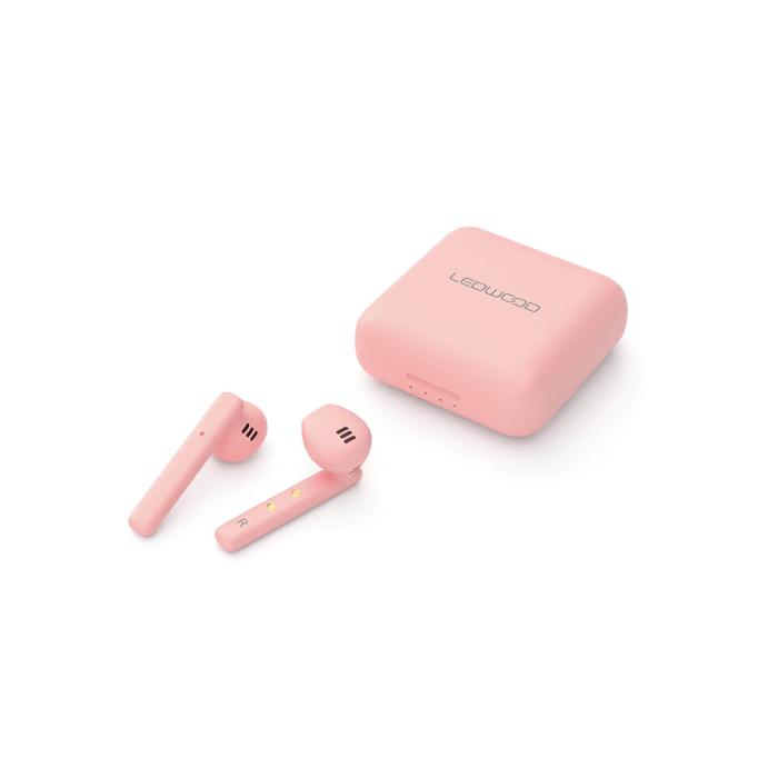 Bild 3, LEDWOOD Hörlur Hubble TWS True Wireless In-Ear Mic Rosa