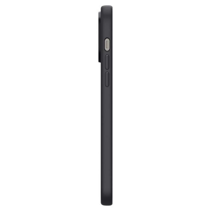 Bild 5, Spigen iPhone 14 Pro Max Skal Silicone Fit Mag MagSafe Svart