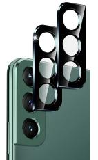 [2-Pack] Samsung S21/S21 Plus Linsskydd I H&auml;rdat Glas - Svart
