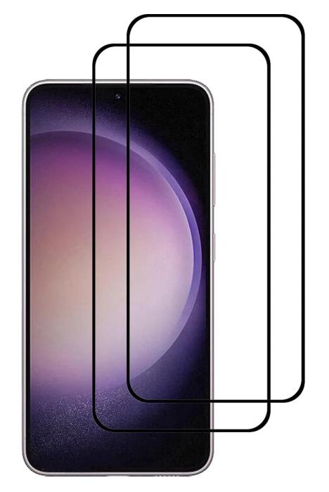 Bild 1, 2-Pack Samsung S25 Heltäckande Skärmskydd I Härdat Glas