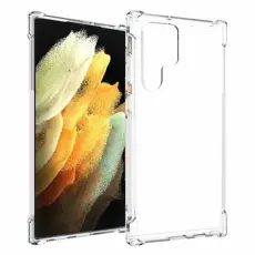 Transparent skal Samsung S22 Ultra F&ouml;rst&auml;rkta h&ouml;rn