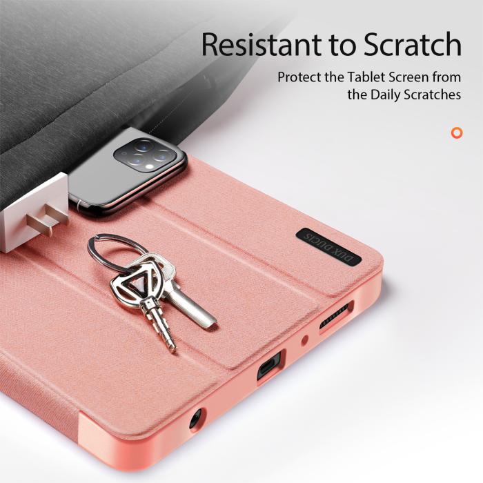 Bild 3, DUX DUCIS Galaxy Tab A11 / A9 Fodral DOMO Tri-Fold Rosa