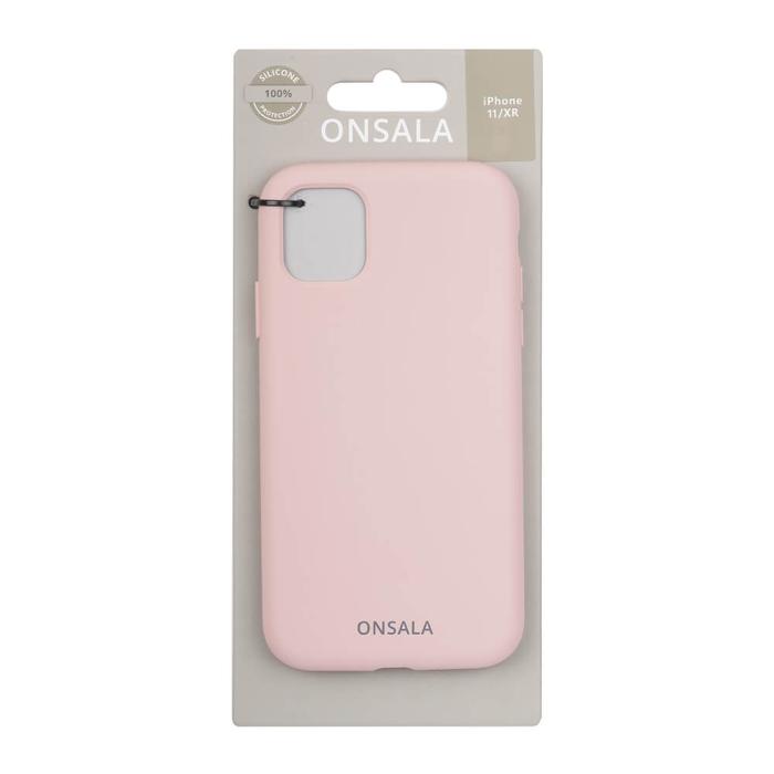 Bild 2, ONSALA iPhone 11 / XR Mobilskal Silikon Sand Pink