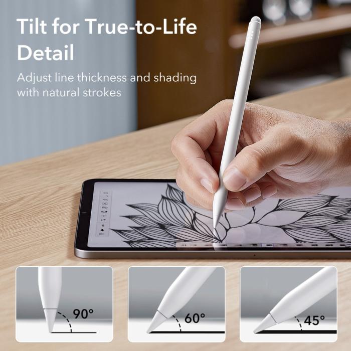 Bild 5, ESR Pro Digital Stylus Penna (Magnetisk Laddning) Vit