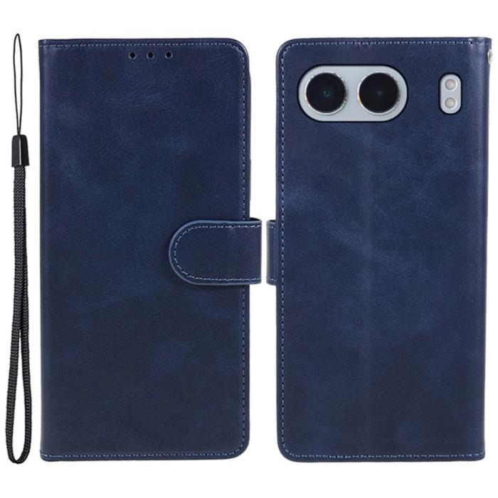 Bild 1, OnePlus Nord 4 Fodral Läder Mörk Blå