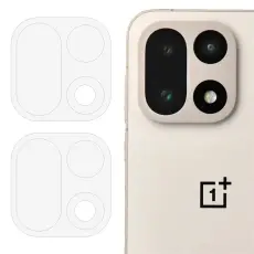OnePlus 15 2-PACK Linsskydd H&auml;rdat Glas Transparent