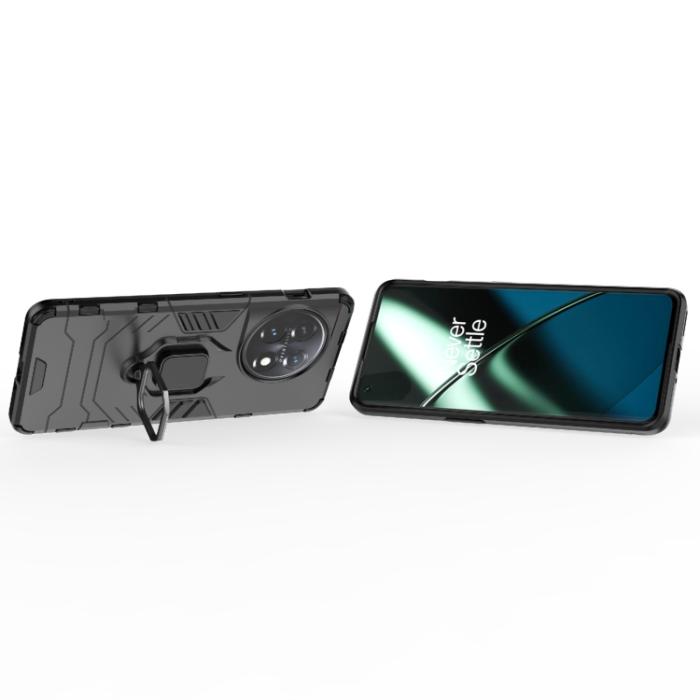Bild 3, OnePlus 11 5G Skal Ring Hybrid Armor Svart