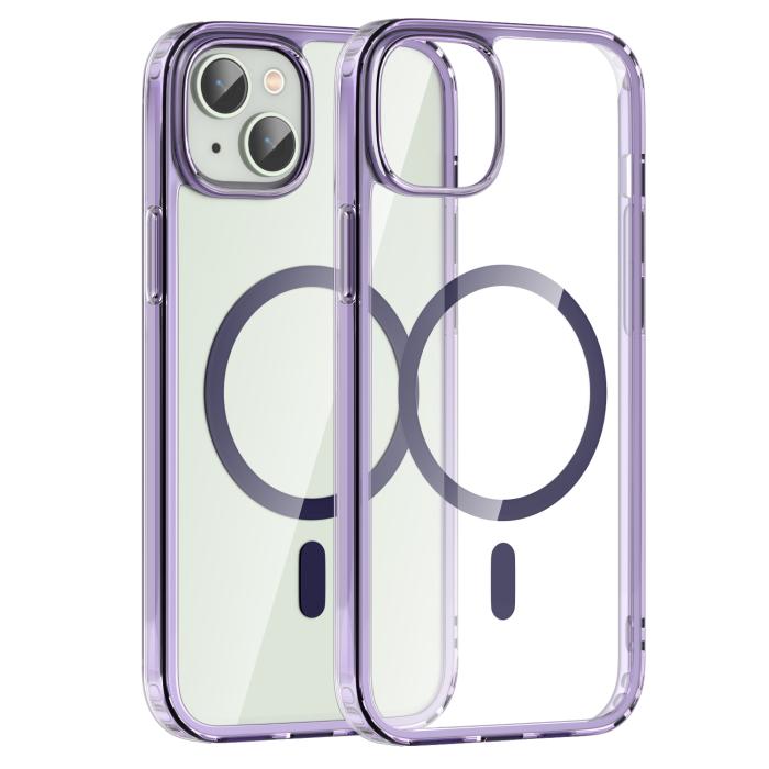 Bild 2, ColorPop iPhone 15 Plus Skal CH MagSafe Transparent/Lila