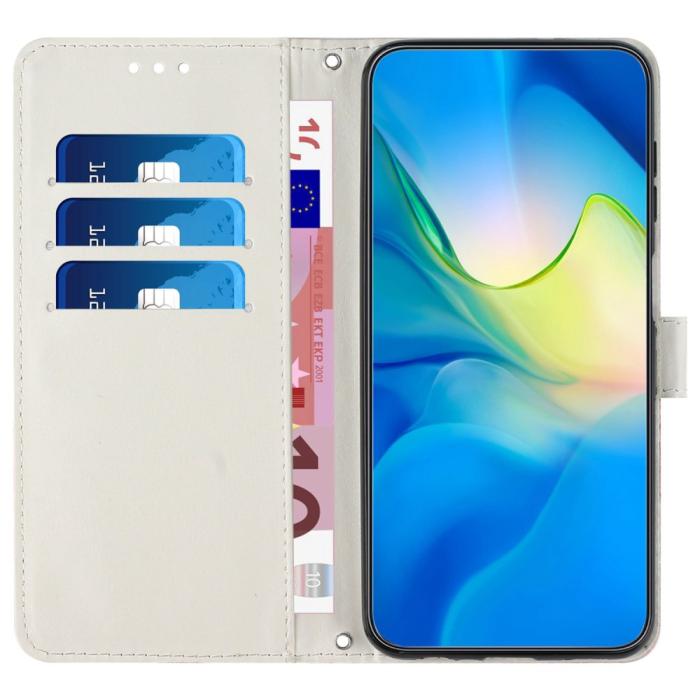 Bild 2, Samsung Galaxy A23 5G Fodral Marmor Blå/Lila