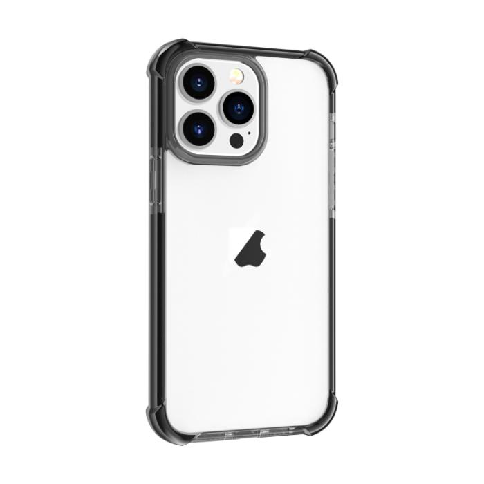 Bild 2, iPhone 15 Pro Skal Shockproof Akryl/TPU Svart