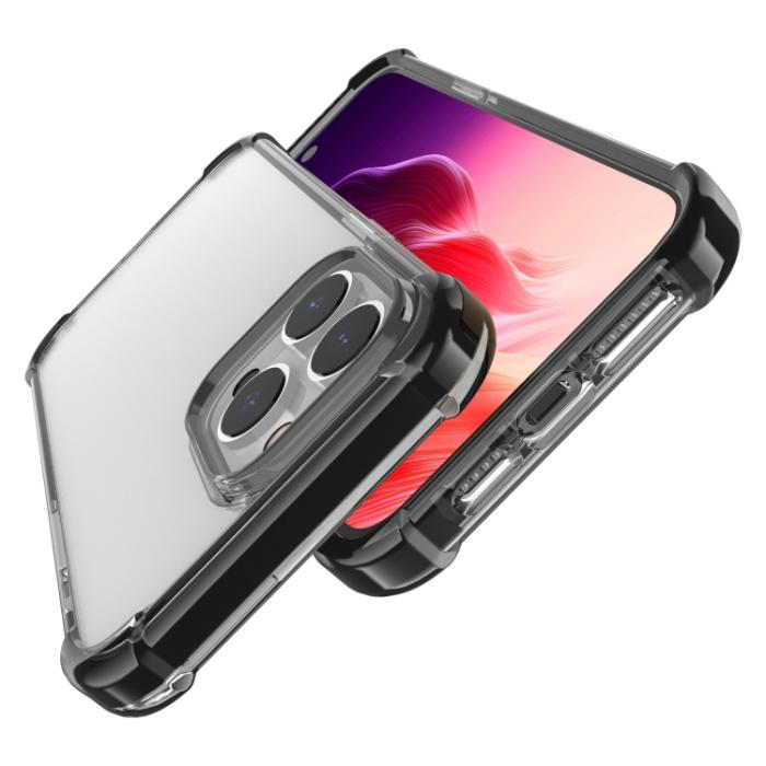 Bild 4, iPhone 15 Pro Skal Shockproof Akryl/TPU Svart