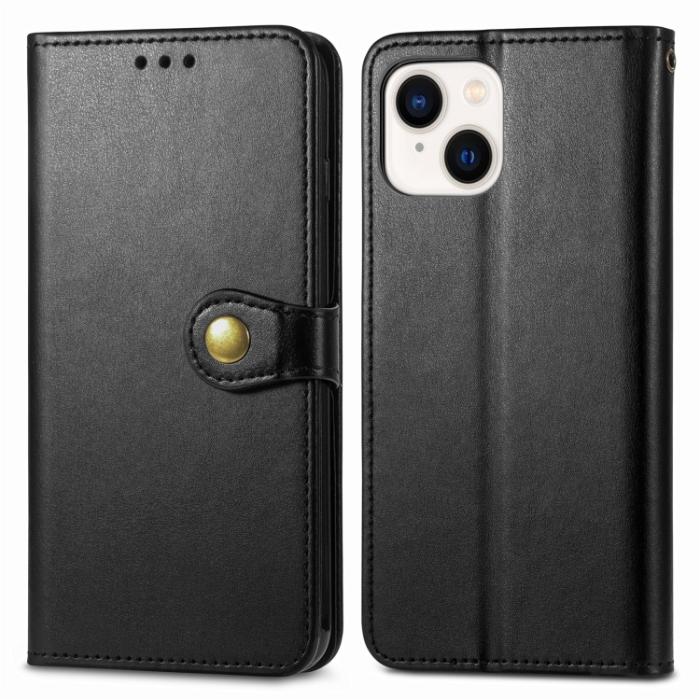 Bild 2, iPhone 15 Pro Fodral Solid Med Magnetisk Mässing Svart