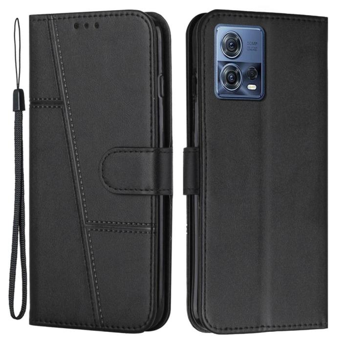 Bild 1, Motorola Edge 30 Fusion 5G Fodral Läder Svart
