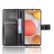 Samsung Galaxy A42 - Crazy Horse Fodral - Svart