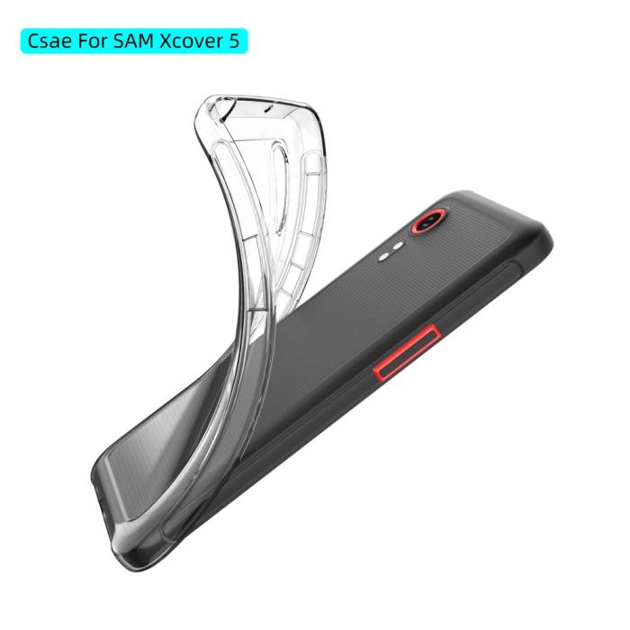 Bild 2, Samsung Galaxy Xcover 5 - Crystal TPU Skal - Transparent
