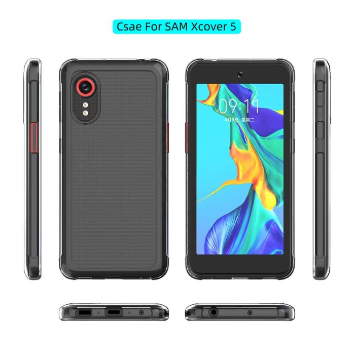 Bild 3, Samsung Galaxy Xcover 5 - Crystal TPU Skal - Transparent