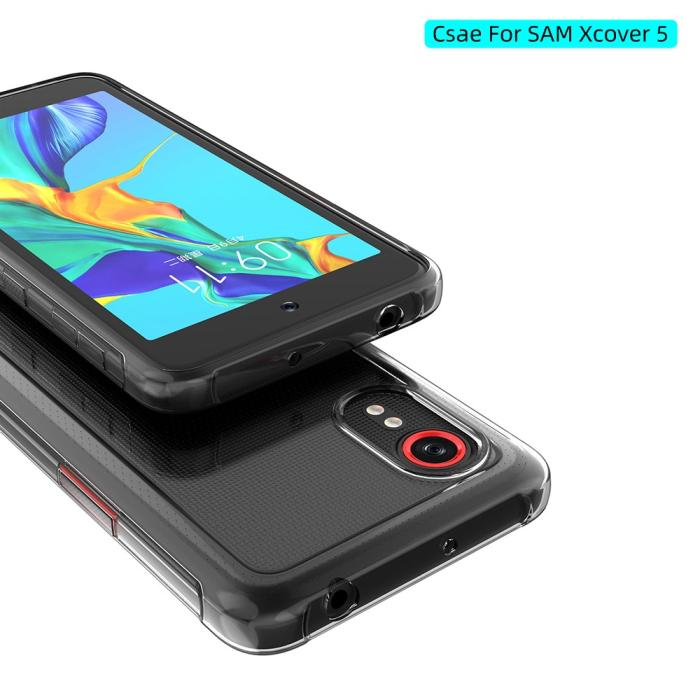 Bild 4, Samsung Galaxy Xcover 5 - Crystal TPU Skal - Transparent