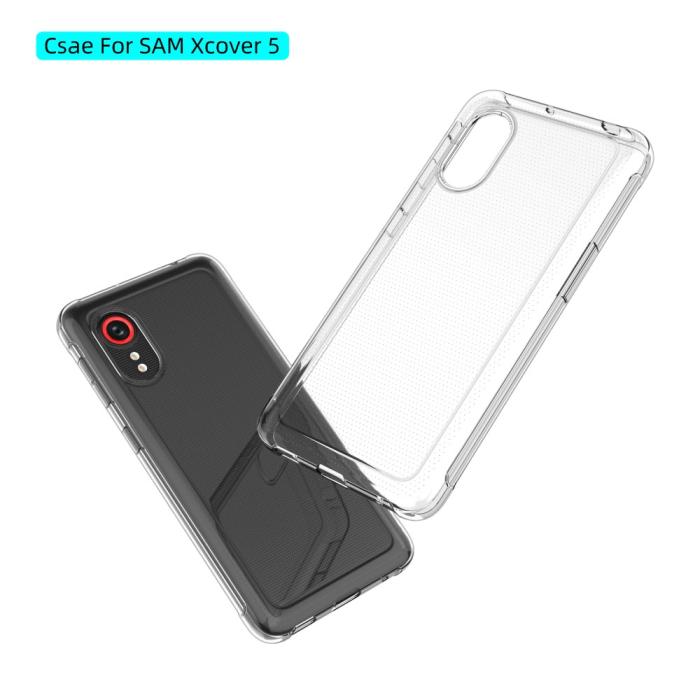 Bild 5, Samsung Galaxy Xcover 5 - Crystal TPU Skal - Transparent