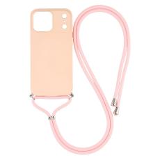 iPhone 17 Pro Skal Med Mobilsn&ouml;re TPU Rosa