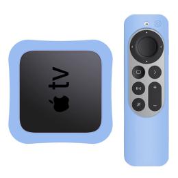 Apple TV 4K 2021 Silikonskal För Kontroll  Box - Blå