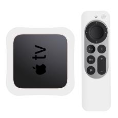 Apple TV 4K 2021 Silikonskal För Kontroll Box - Vit
