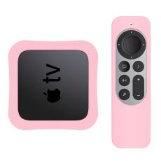 Apple TV 4K 2021 Silikonskal För Kontroll Box - Ljus Rosa