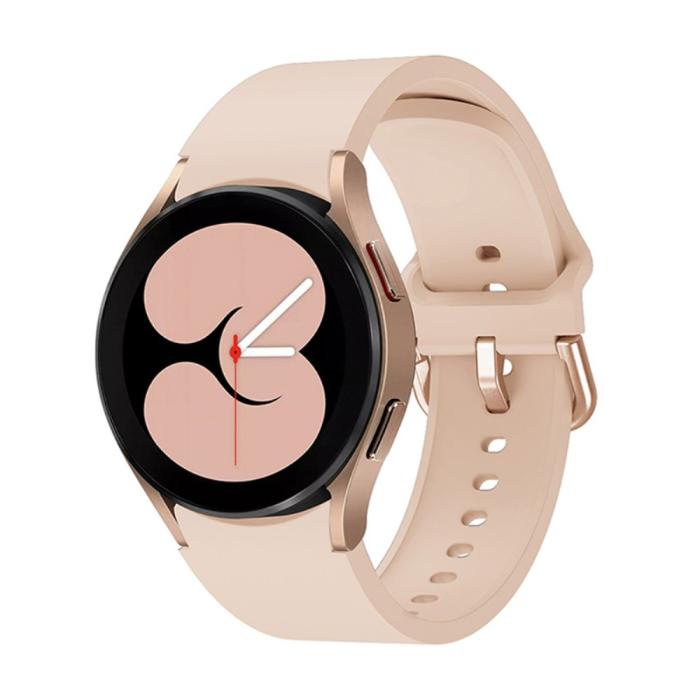 Bild 3, Silikon Armband För Galaxy Watch 4/5/5 Pro/6/7/FE Ljus Rosa