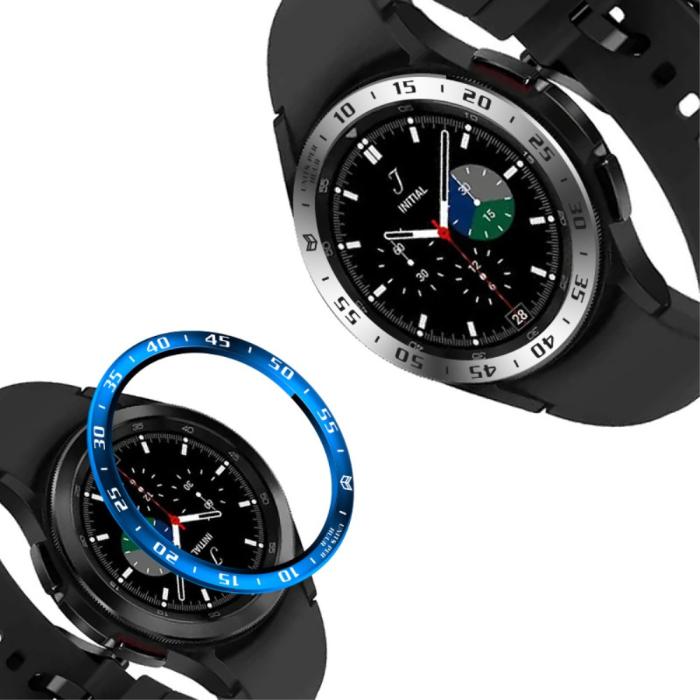 Bild 2, Bezel Skyddande Ring Galaxy Watch4 Classic 46mm - Vinröd/Svart