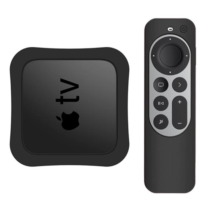Bild 1, Apple TV 4K 2021 Silikonskal För Kontroll  Box - Svart