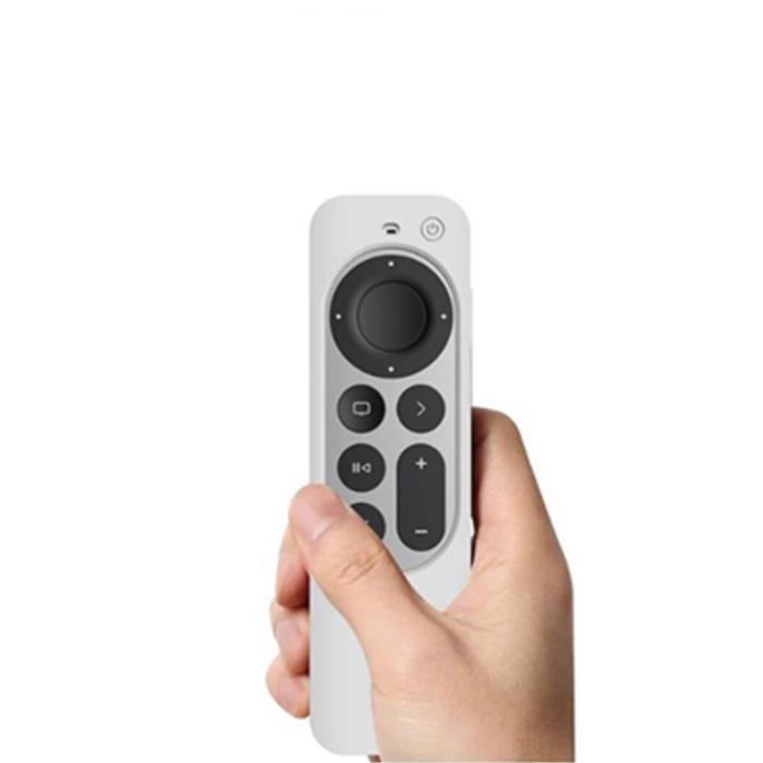 Bild 2, Apple TV 4K 2021 Silikonskal För Kontroll  Box - Vit