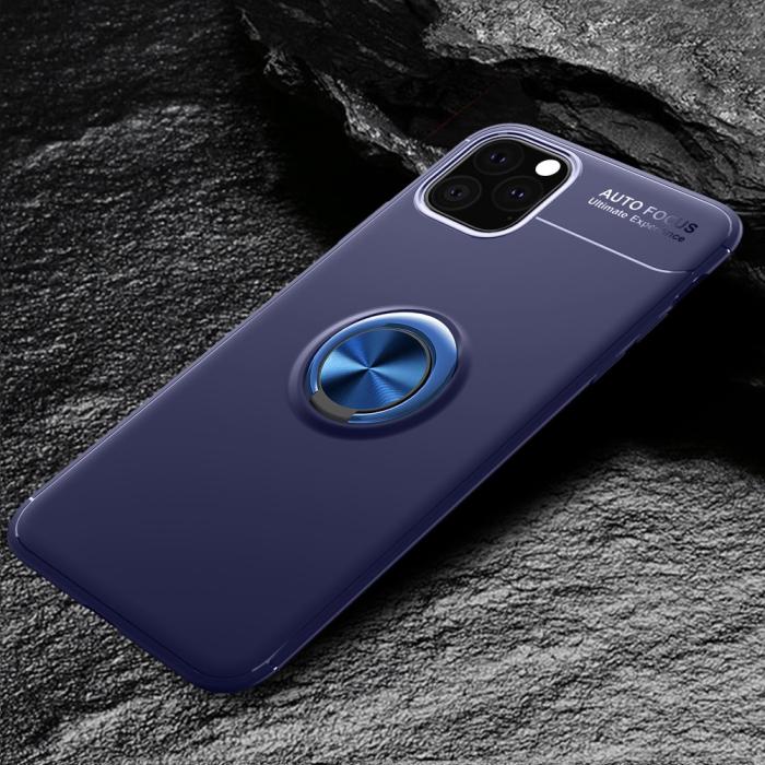 Bild 3, iPhone 11 - Ring Skal - Funkar med magnethållare - Blå