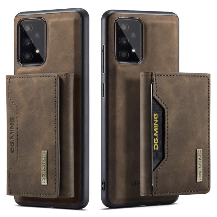Bild 1, DG.MING Samsung Galaxy A53 5G Skal Avtagbart Fodral Brun
