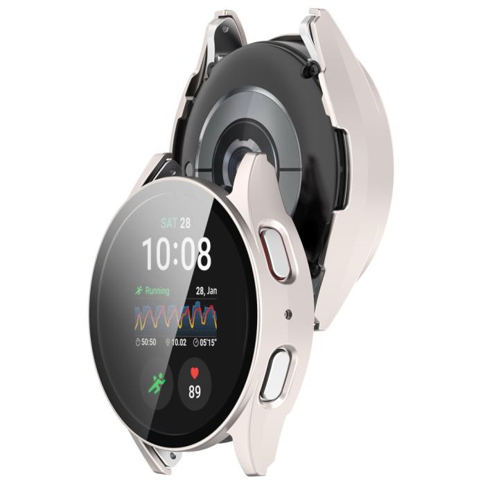 Bild 6, Galaxy Watch 7 40 mm Skal Med Skärmskydd Off White