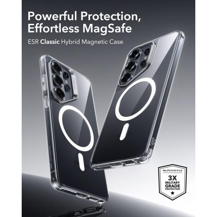 Bild 5, ESR Samsung Galaxy S26 Ultra Skal MagSafe Classic Hybrid Transparent