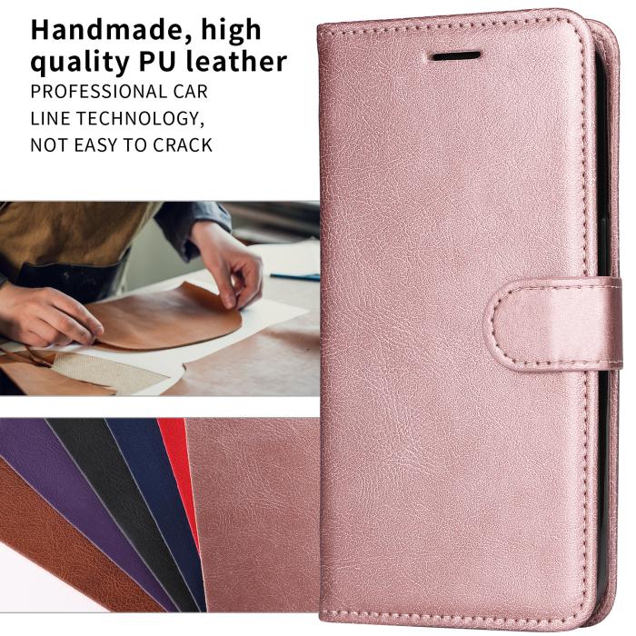 Bild 6, Motorola Moto G86 Power / G86 5G Fodral Läder Roséguld