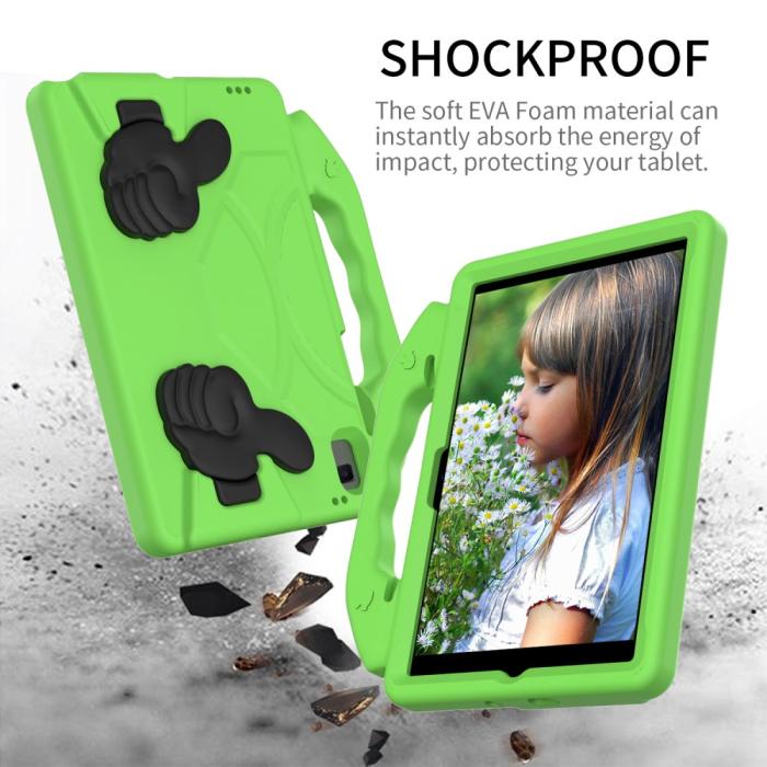 Bild 3, Samsung Galaxy Tab A8 10.5 2021 / A7 10.4 Skal Shockproof EVA Grön