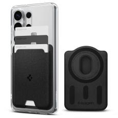 Spigen Magnetisk MagSafe Korth&aring;llare Urban Fit Wallet Svart
