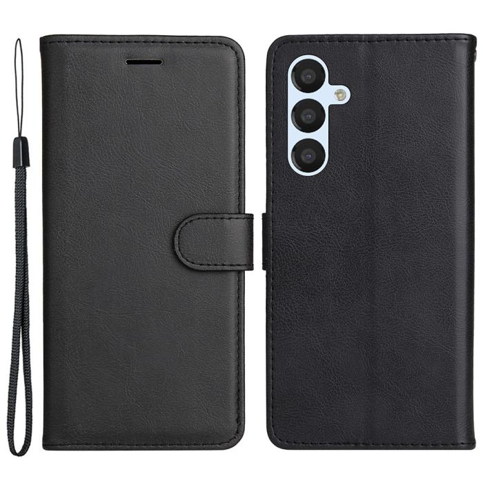 Bild 1, Samsung Galaxy S23 FE Fodral Solid Läder Svart