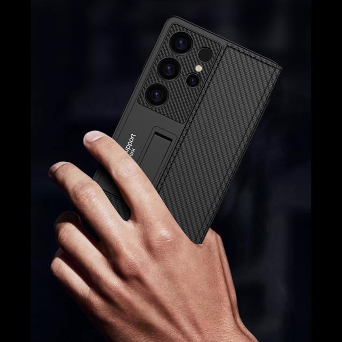 Bild 3, GKK Samsung Galaxy S25 Fodral Kickstand Med Korthållare Grön