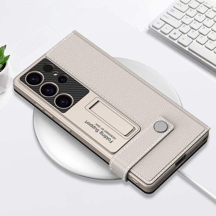Bild 4, GKK Samsung Galaxy S25 Fodral Kickstand Med Korthållare Grön