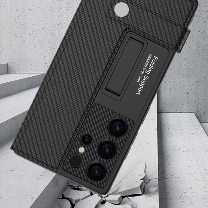 Bild 6, GKK Samsung Galaxy S25 Fodral Kickstand Med Korthållare Grön