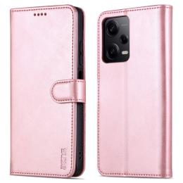 AZNS Xiaomi Redmi Note 12 Pro 5G Fodral Läder Roséguld