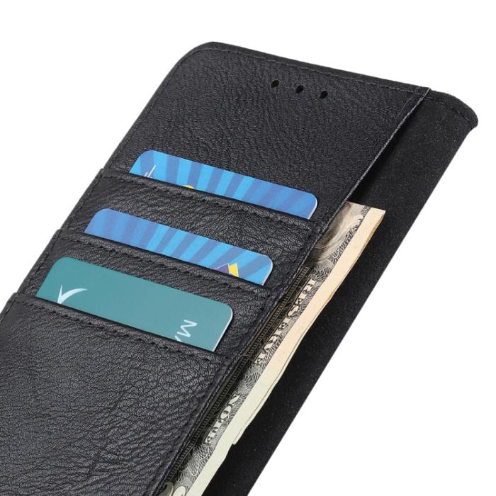 Bild 6, KHAZNEH Motorola Moto G22 Fodral Läder Svart