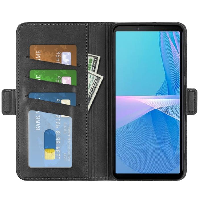 Bild 4, Sony Xperia 10 IV Fodral Magnetisk Stängning Svart