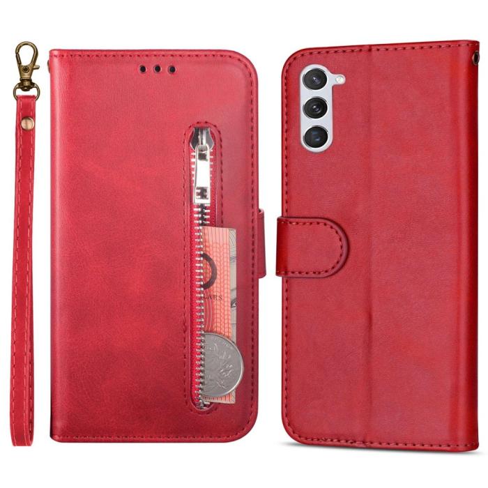 Bild 1, Samsung Galaxy S23 Plus Fodral Multifunktionell Röd