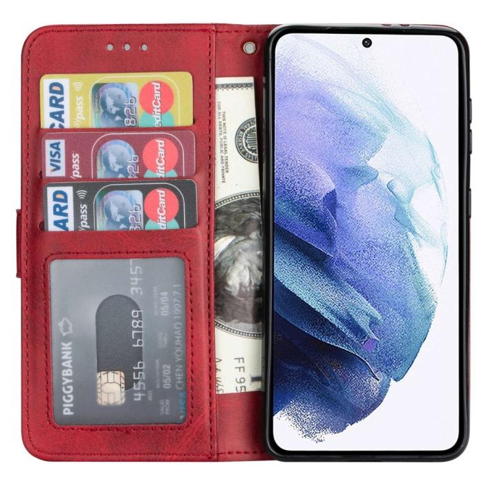 Bild 2, Samsung Galaxy S23 Plus Fodral Multifunktionell Röd